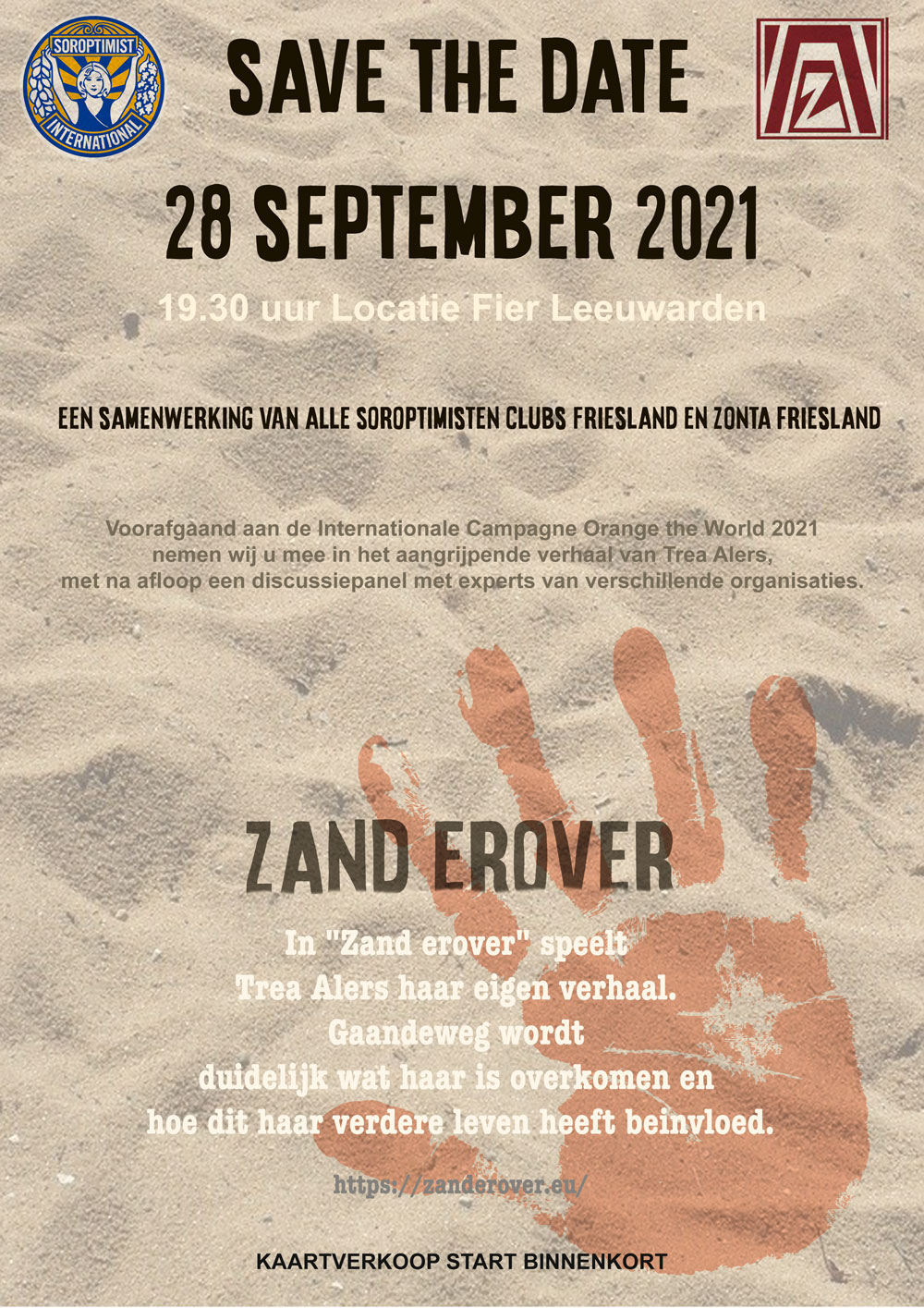 Poster Zand erover