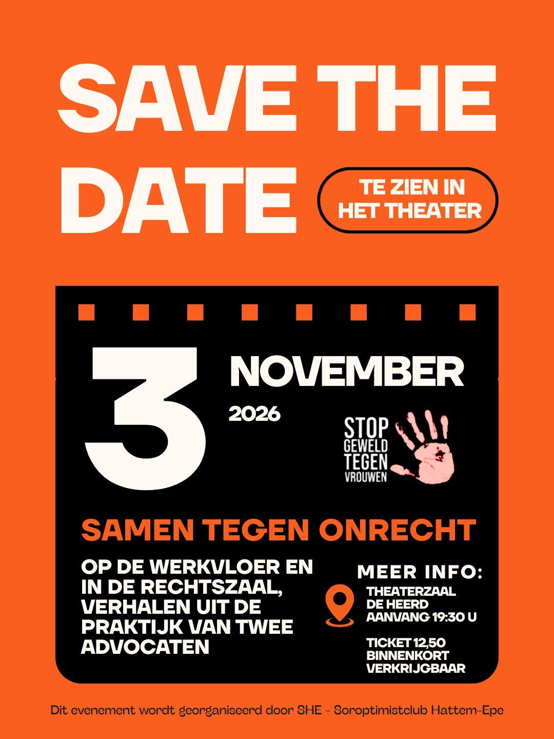 save the date 3 november 2026