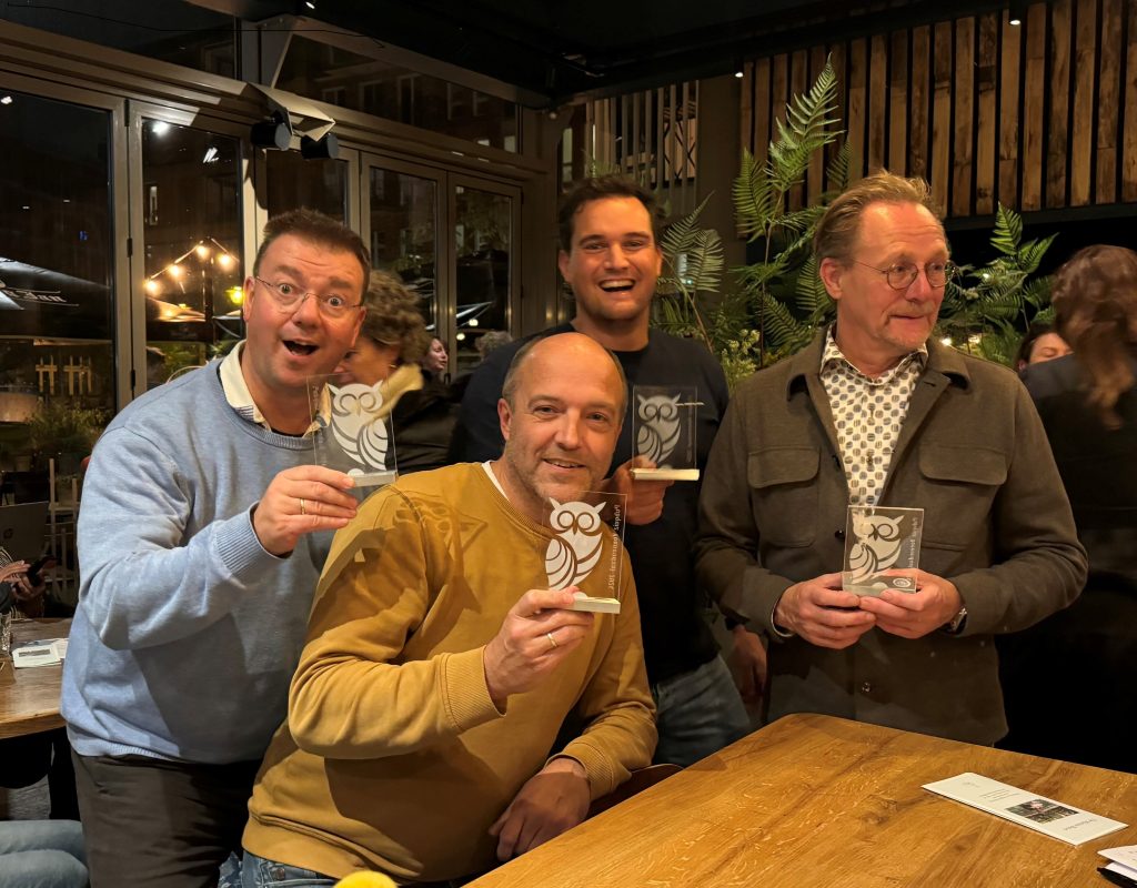 Winnend team pubquiz