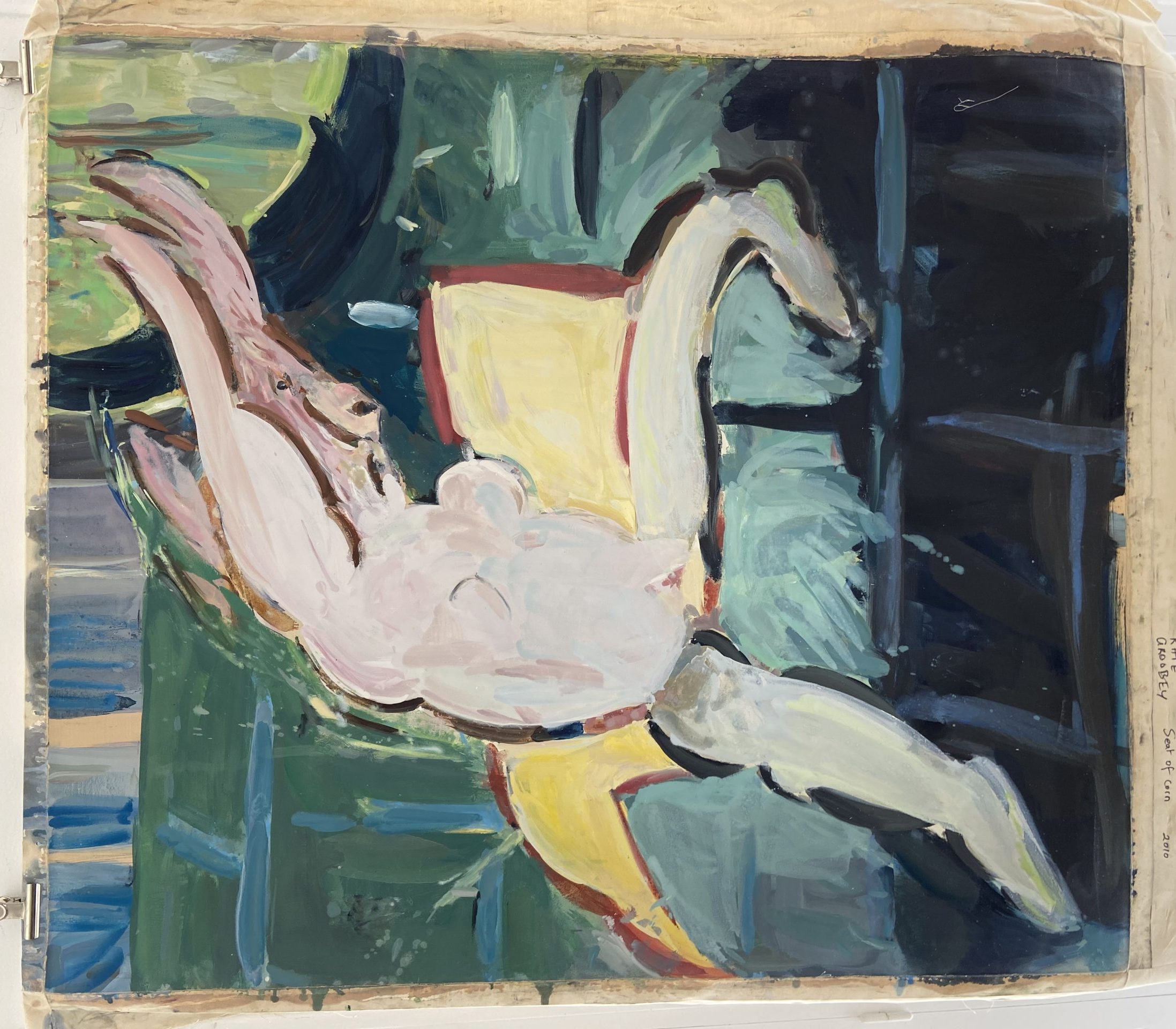 Seat of the Corn: een olieverfschilderij van Kate Groobey (1979)