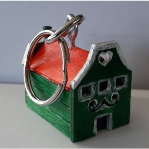 Zaans huisje sleutelhanger