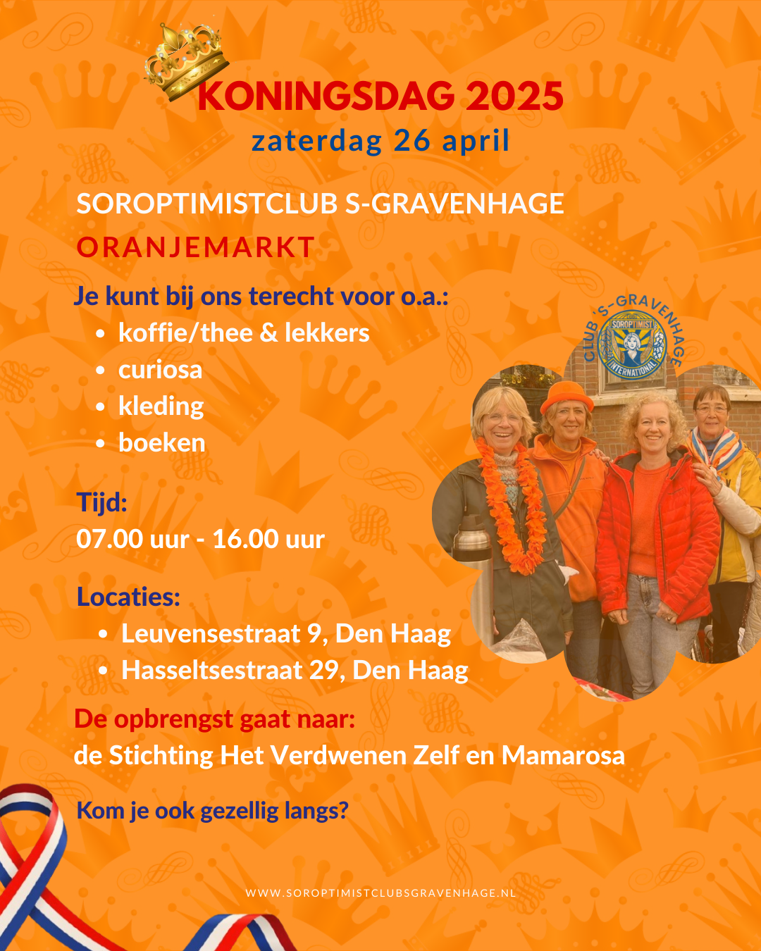 Koningsdag 2025 Soroptimistclub 's-Gravenhage