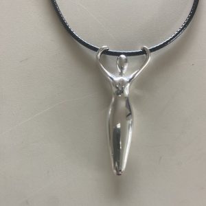 Powervrouw-sieraad zilver en doublé