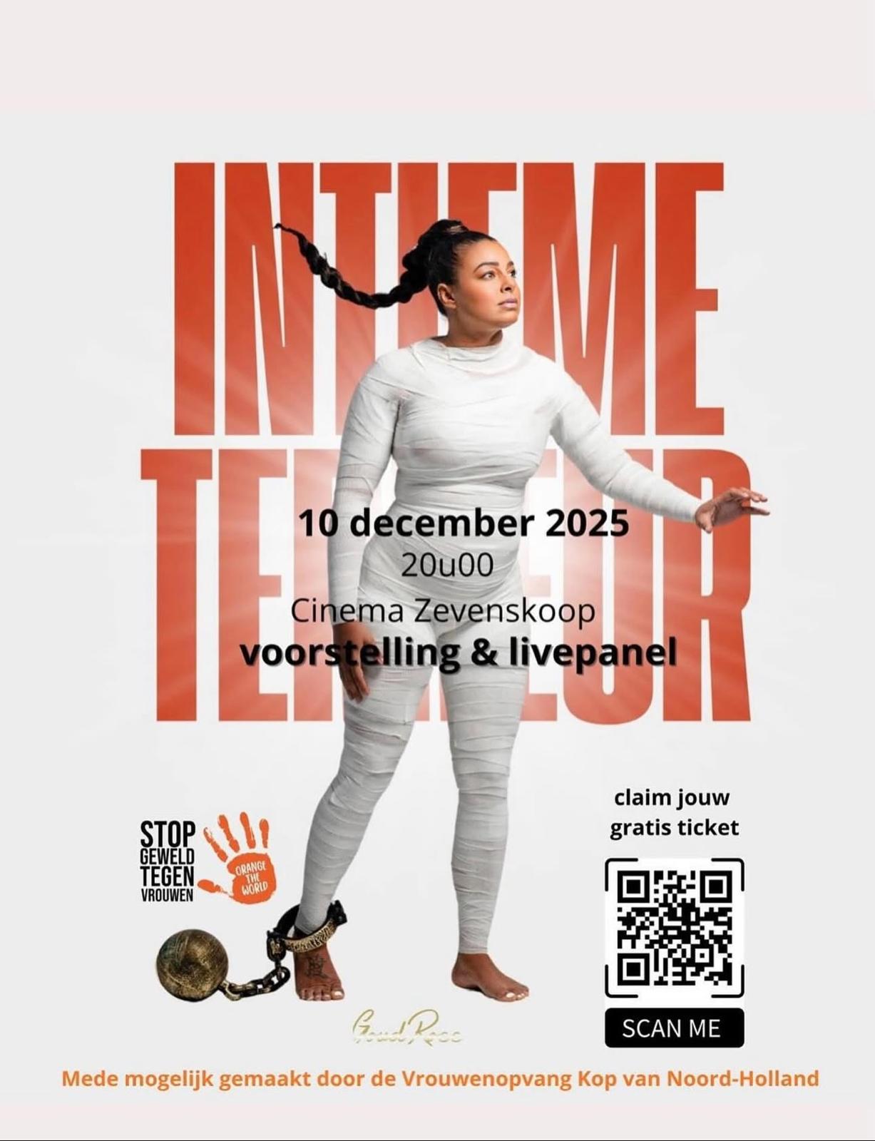 theatervoorstelling Intieme terreur 2025