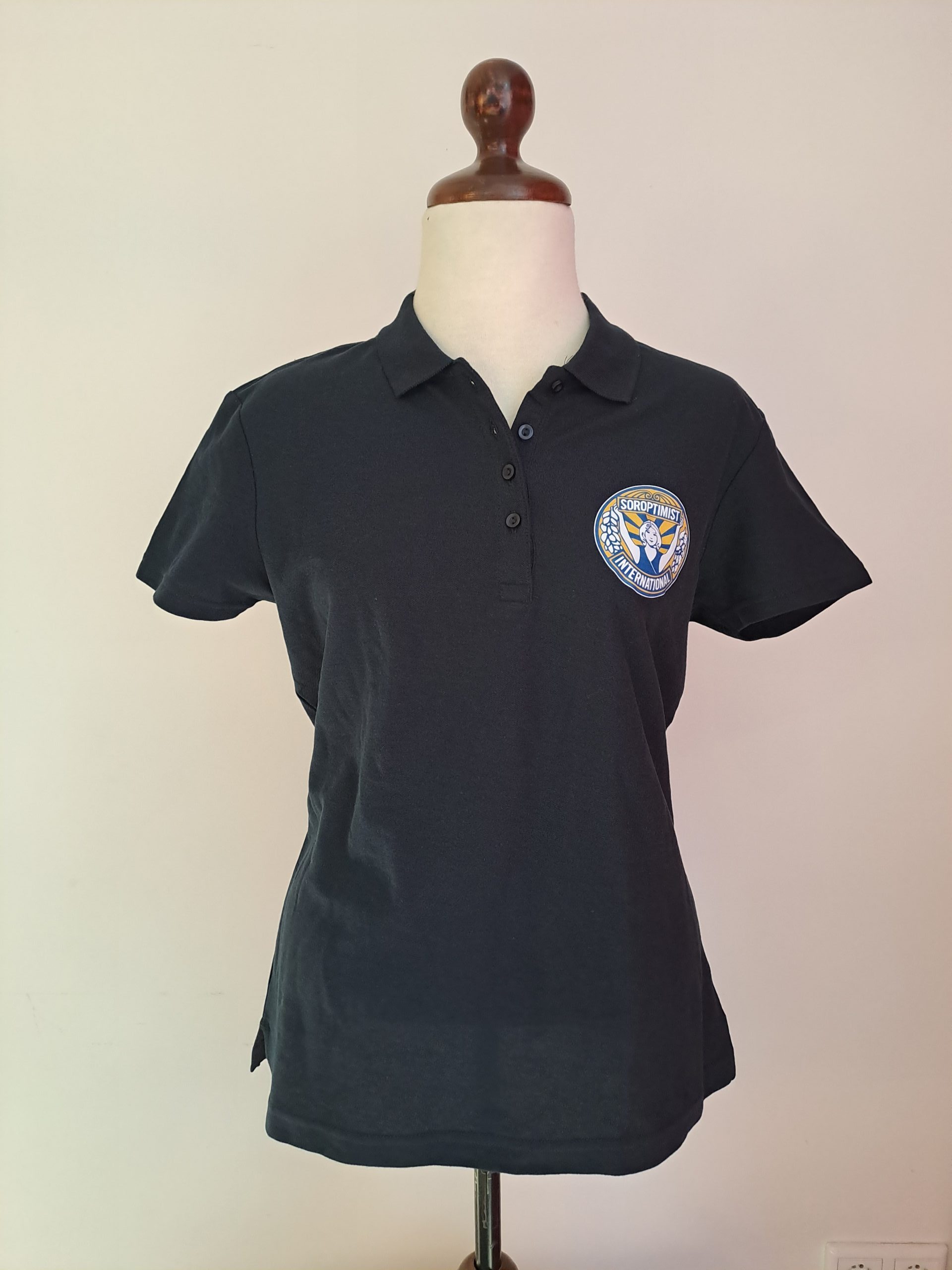 Donkerblauw poloshirt